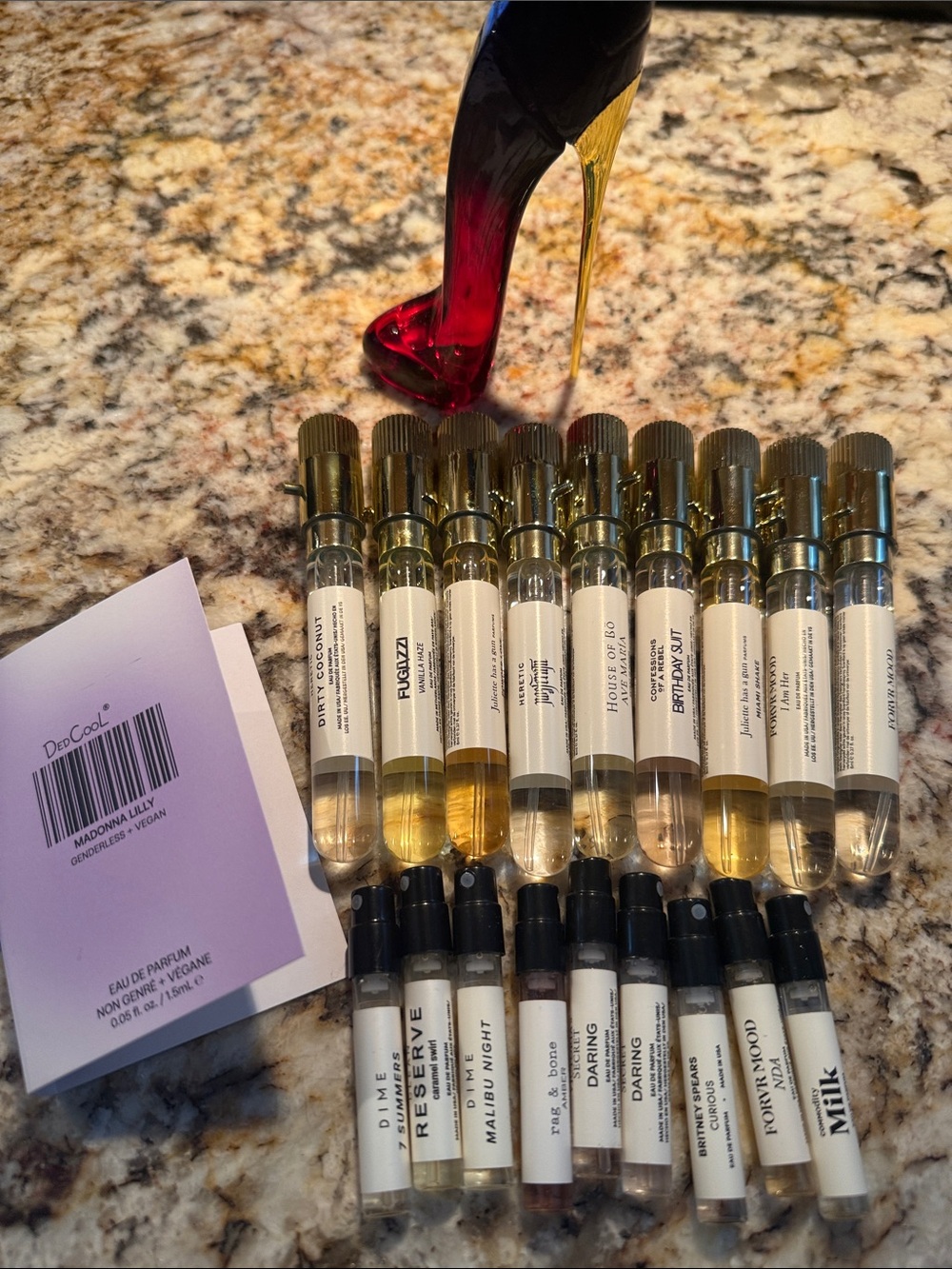 Huge perfume sample bundle